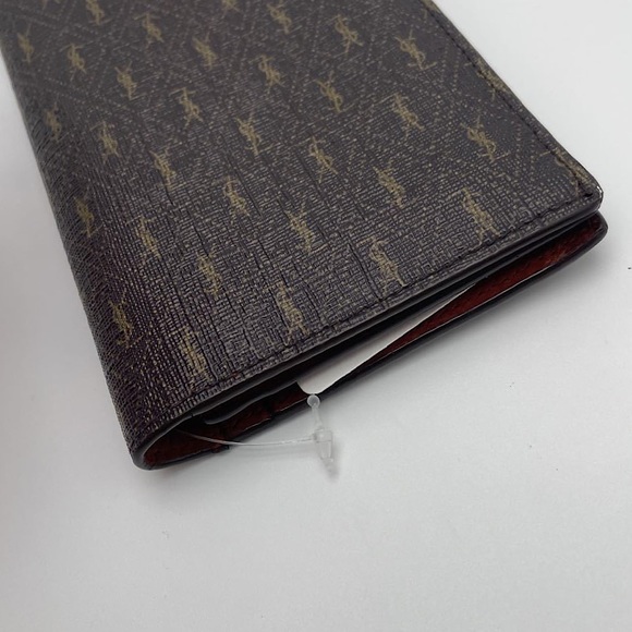 Authentic Saint Laurent All Over Monogram Long Card Wallet - Picture 3 of 10